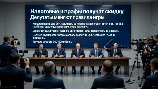 Налоговые штрафы получат скидку. Депутаты меняют правила игры